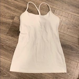 Lululemon athletic tank. White. Size 8.